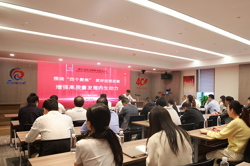 聚焦巡視巡察 推動高質量發展 | 冶金物資開展10月主題黨日活動