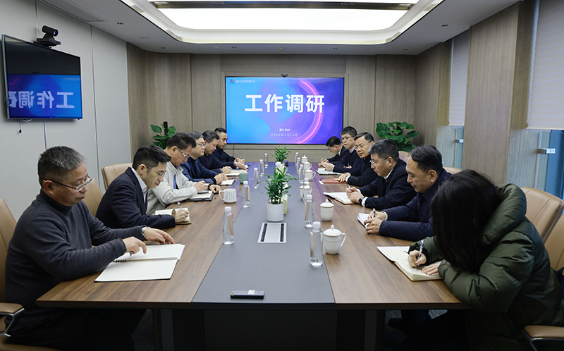 杭鋼集團黨委書記、董事長章建成來冶金物資開展工作調研